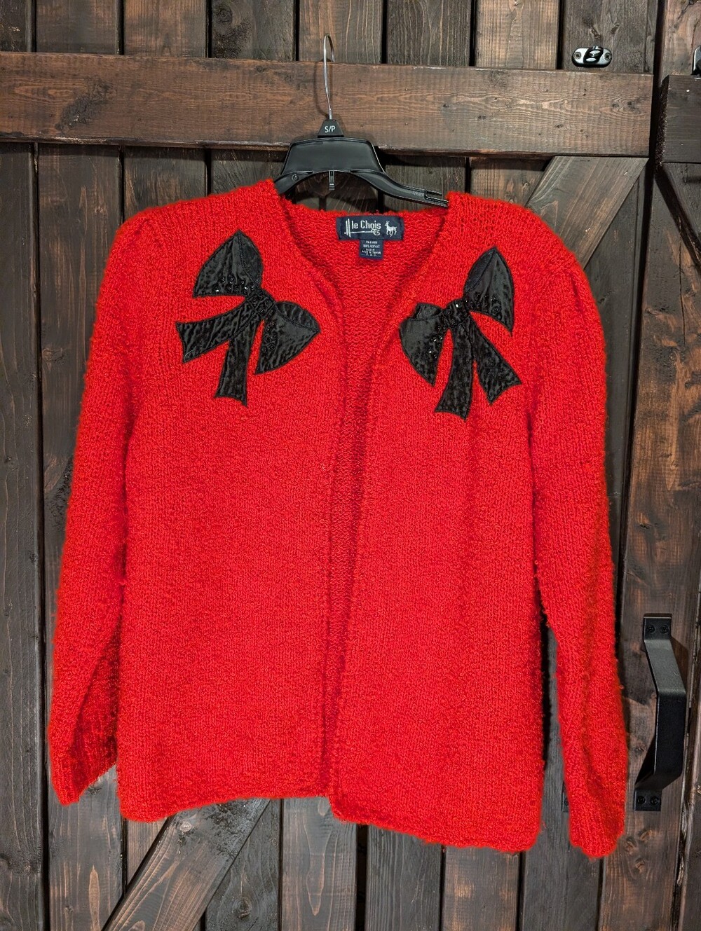 Vintage Le Chois Cardigan Sweater, Size M